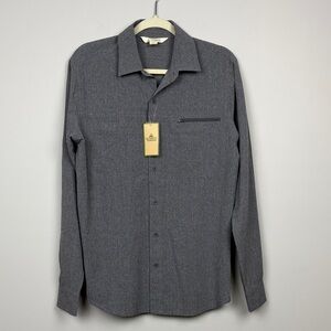 NWT Ultimate‎ Terrain Trailhead Vented Hiking LS Shirt Phantom Heather SZ S